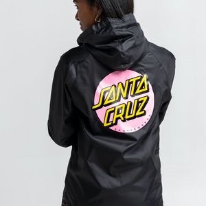 SANTA CRUZ NEVER WORN Other Dot Womens Windbreaker Jacket